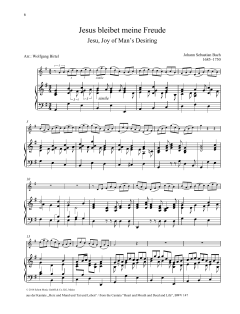 Jesu, Joy of Man's Desiring von Johann Sebastian Bach (Download) 