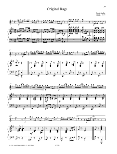Original Rags von Scott Joplin (Download) 
