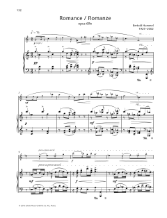 Romance von Bertold Hummel (Download) 