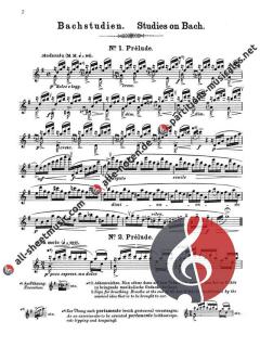 24 Flute Concert Studies von Johann Sebastian Bach 