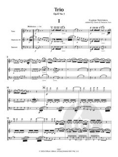 Trio op. 12 No. 1 in B flat von Eugène Walckiers (Download) 