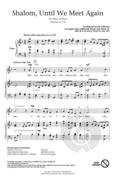 Shalom, Until We Meet Again (Download) 