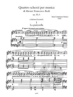 Quattro scherzi per musica op. 35/1 von Mario Castelnuovo-Tedesco 
