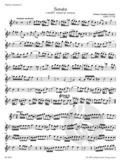 Triosonate c-Moll von Johann Joachim Quantz (Download) 
