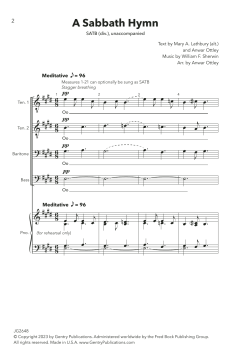 A Sabbath Hymn von William F. Sherwin (Download) 