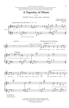A Tapestry of Music von Sherry Blevins (Download) 