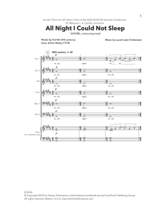 All Night I Could Not Sleep von Laurel Luke Christensen (Download) 