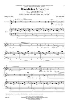 Benedictus And Sanctus von Tom Shelton (Download) 