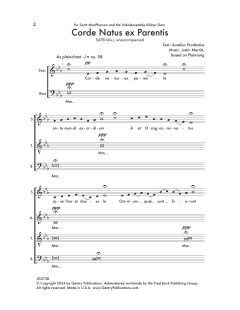 Corde Natus Ex Parentis von Justin Merritt (Download) 