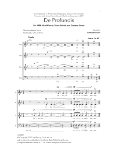 De Profundis von Christian Grases (Download) 
