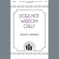 Does Not Wisdom Call? von Hank Hinnant 