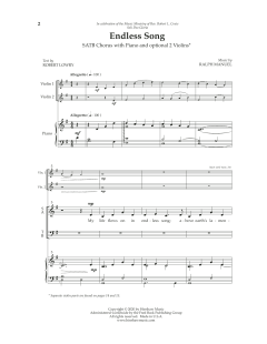 Endless Song von Ralph Manuel (Download) 