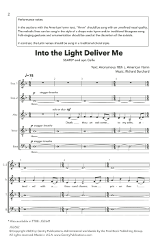 Into The Light, Deliver Me von Richard Burchard (Download) 