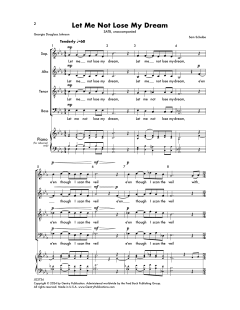 Let Me Not Lose My Dream von Sam Scheibe (Download) 