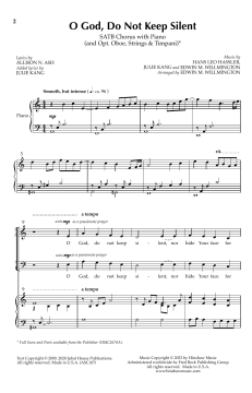 O God, Do Not Keep Silent von Edwin M. Willmington (Download) 