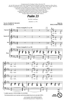 Psalm 23 von Rollo Dilworth (Download) 