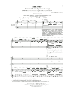 Sanctus von Dan Forrest (Download) 