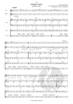 Geist des Herrn, sei mein Rückenwind 1 - Partitur von Johann Simon Kreuzpointner 