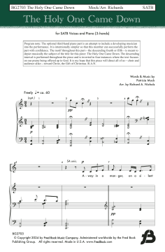 The Holy One Came Down von Patricia Mock (Download) 