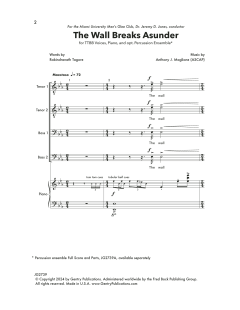 The Wall Breaks Asunder von Anthony J. Maglione (Download) 