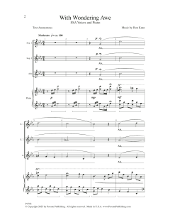 With Wondering Awe von Ron Kean (Download) 