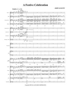 A Festive Celebration von John Leavitt (Download) 