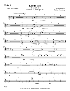 Locus Iste von Ernst von Dohnanyi (Download) 