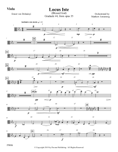 Locus Iste von Ernst von Dohnanyi (Download) 