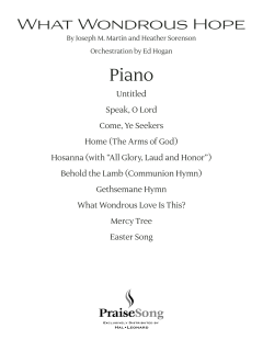 What Wondrous Hope von Heather Sorenson (Download) 