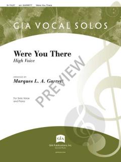 Were You There - High Voice 
