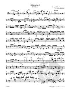 12 Fantasien TWV 40: 26-37 von Georg Philipp Telemann (Download) 
