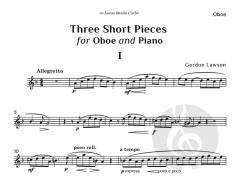 3 Short Pieces von Gordon Lawson 