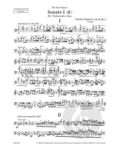 2 Solosonaten von Günter Raphael (Download) 