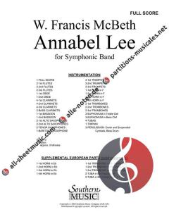 Annabel Lee (W. Francis McBeth) 