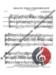 Grand Trio Concertant von Johann Wilhelm Gabrielski 