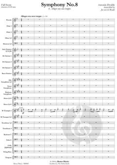 Symphony Nr. 8 G major von Antonín Dvořák (Download) 