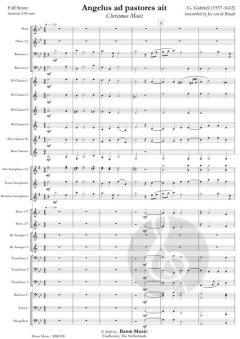 Angelus ad pastores ait von Giovanni Gabrieli (Download) 