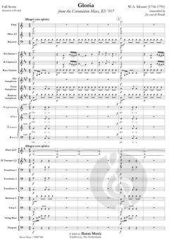 Gloria from The Coronation Mass von Wolfgang Amadeus Mozart (Download) 