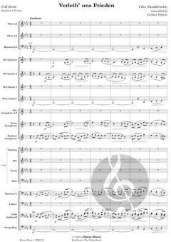 Verleih' uns Frieden von Felix Mendelssohn Bartholdy (Download) 