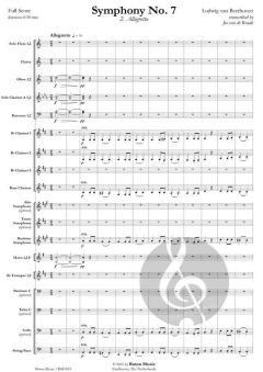 Symphonie Nr. 7 A-Dur op. 92, 2. Satz von Ludwig van Beethoven (Download) 