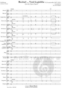 Recitar! ... Vesti la giubba from The Opera Pagliacci von Ruggero Leoncavallo (Download) 