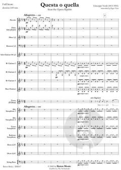 Questa o quella from The Opera Rigoletto von Giuseppe Verdi (Download) 