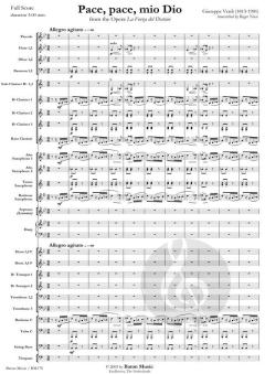 Pace, pace, mio Dio from The Opera La Forza del Destino von Giuseppe Verdi (Download) 