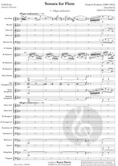Sonata For Flute von Francis Poulenc (Download) 
