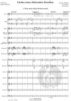 Lieder eines fahrenden Gesellen von Gustav Mahler (Download) 