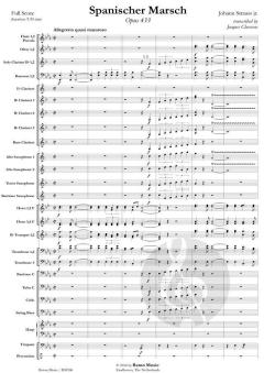 Spanischer Marsch op. 433 von Johann Strauss (Sohn) (Download) 