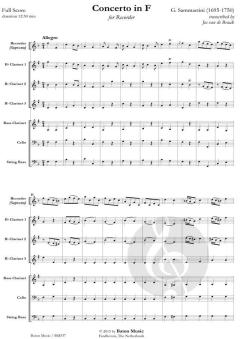 Concerto in F von Giuseppe Sammartini (Download) 