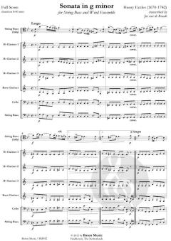 Sonate in g minor von Henry Eccles (Download) 