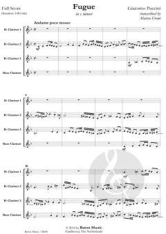 Fugue in c minor von Giacomo Puccini (Download) 