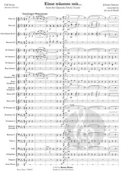 Einst träumte mir ... (Johann Strauss (Sohn)) 